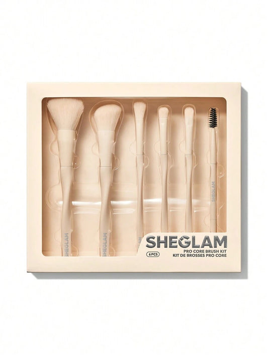 SHEGLAM Pro Core Brush Kit 6 Pcs/Set