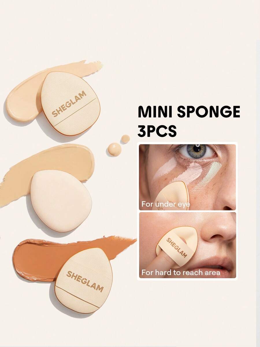 SHEGLAM Magic Finger Mini Sponge 3 Pcs/Set