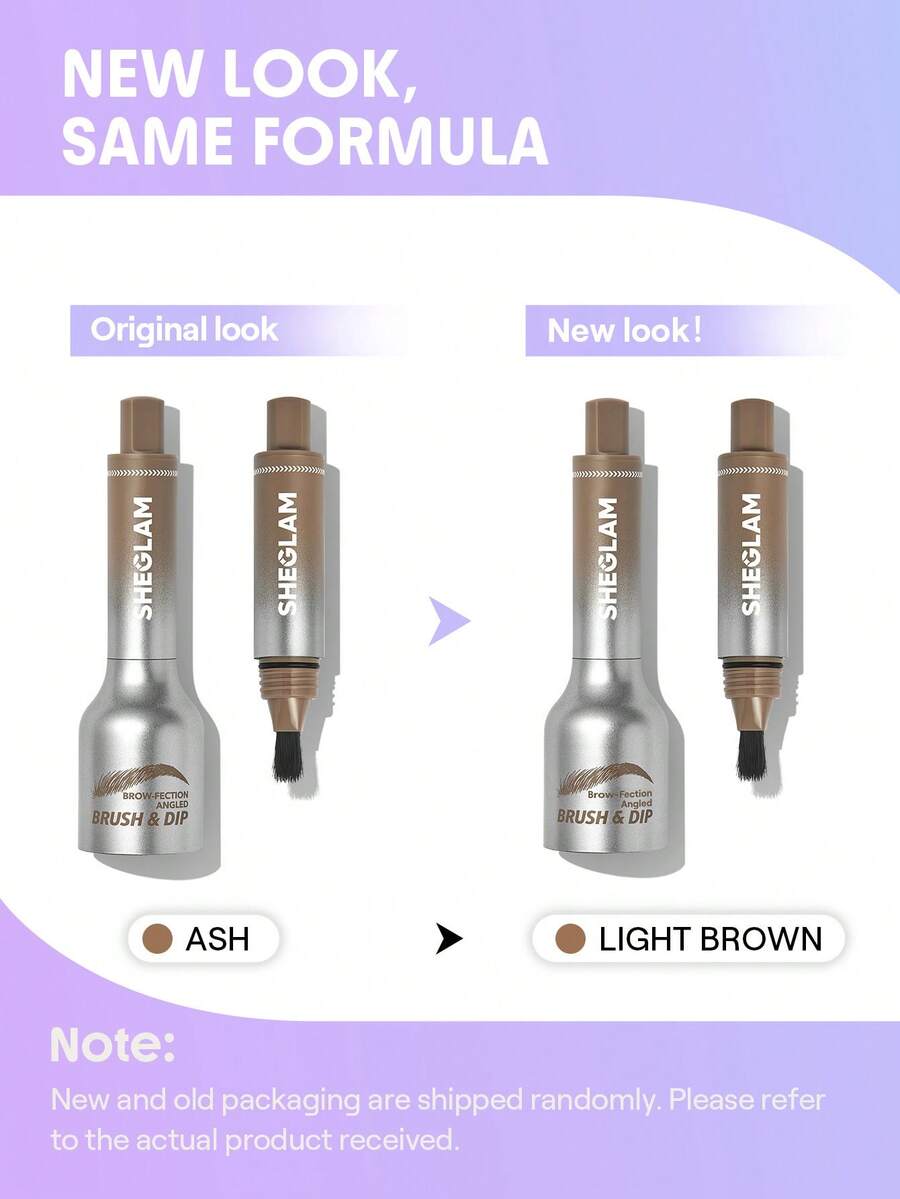 SHEGLAM Brow-Fection Angled Brush & Dip Liquid Eyebrow Gel Pen