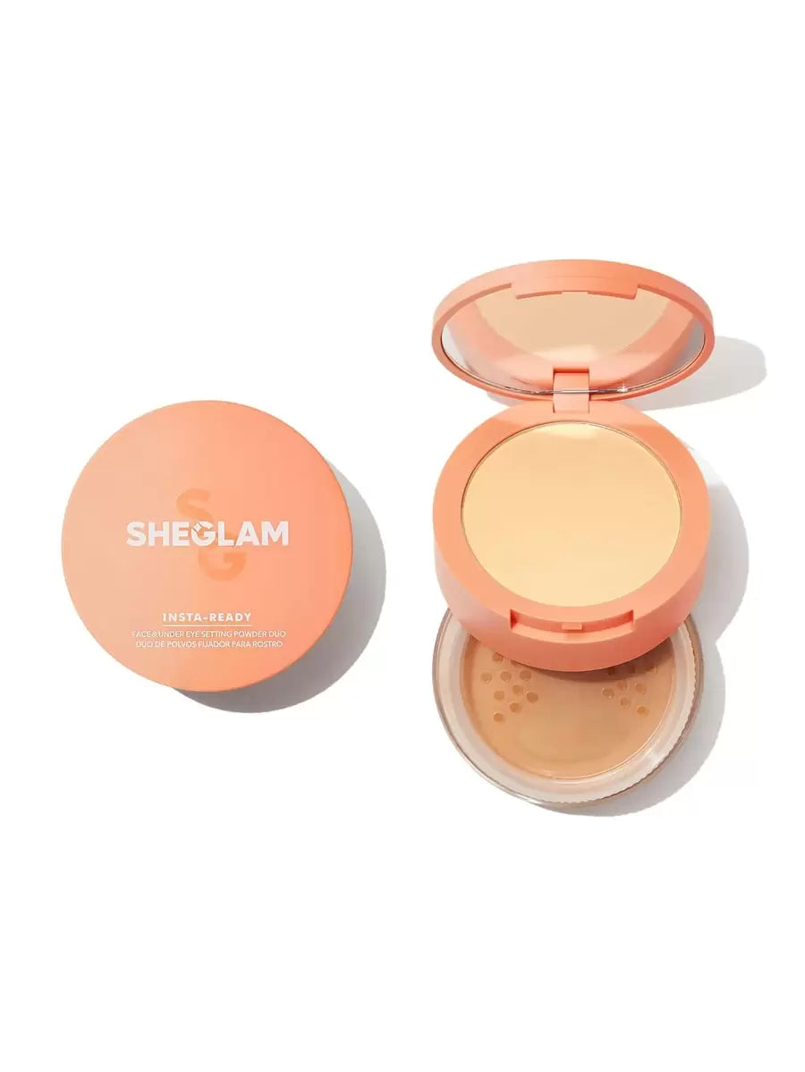SHEGLAM Insta-Ready Face & Under Eye Setting Powder Duo