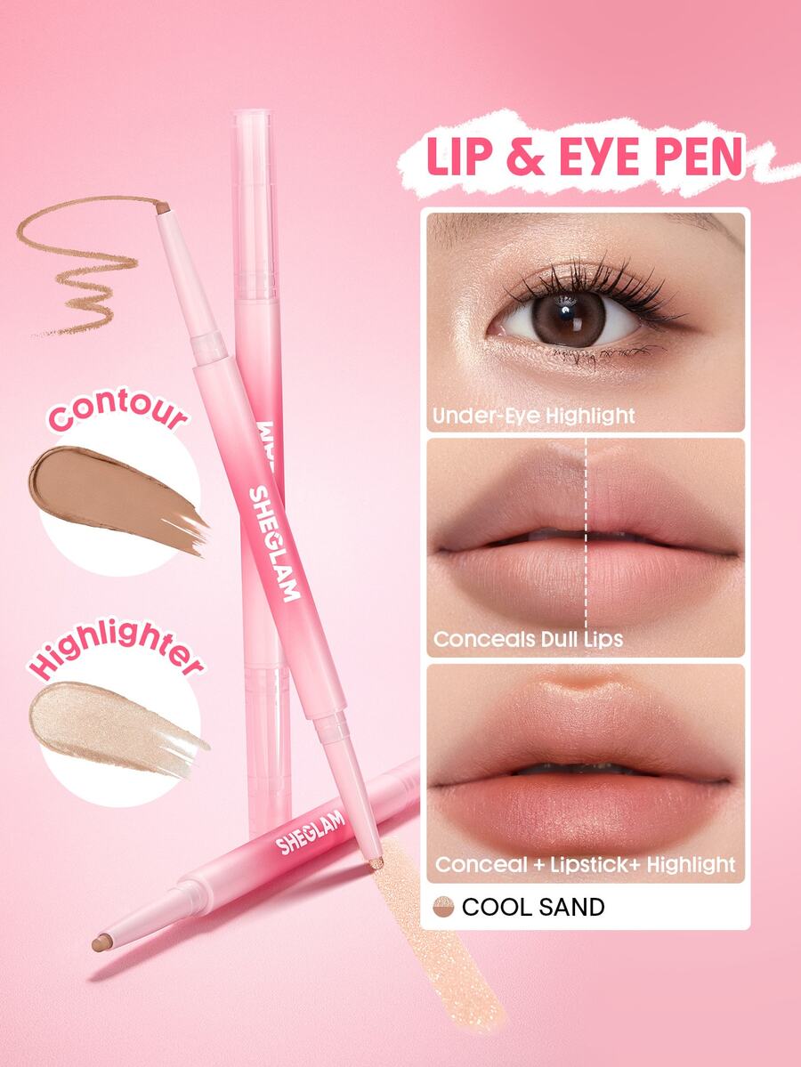 SHEGLAM Silky Glow Lip & Eye Pen