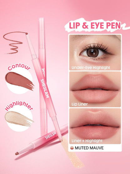 SHEGLAM Silky Glow Lip & Eye Pen