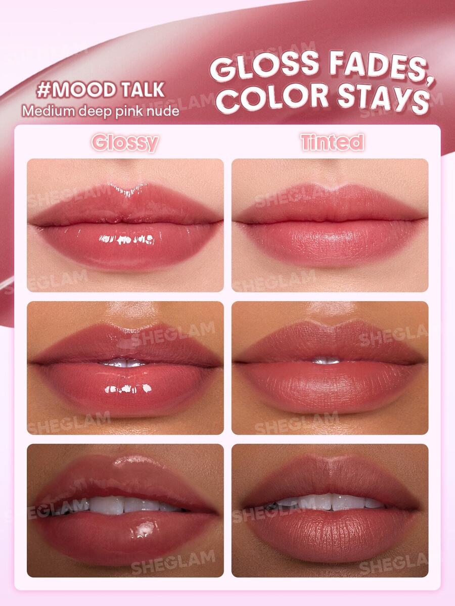 SHEGLAM Glazed & Locked Glossy Lip Tint