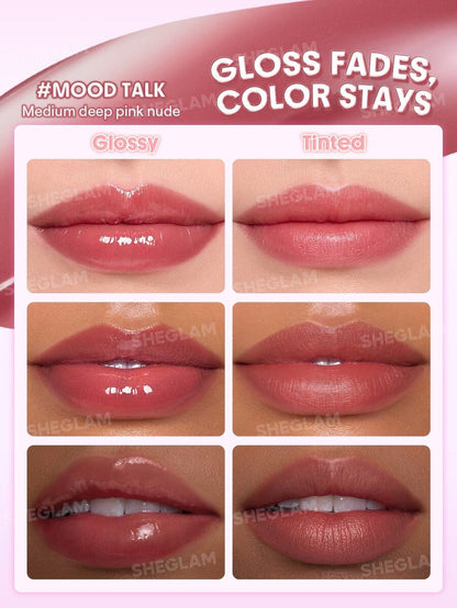 SHEGLAM Glazed & Locked Glossy Lip Tint
