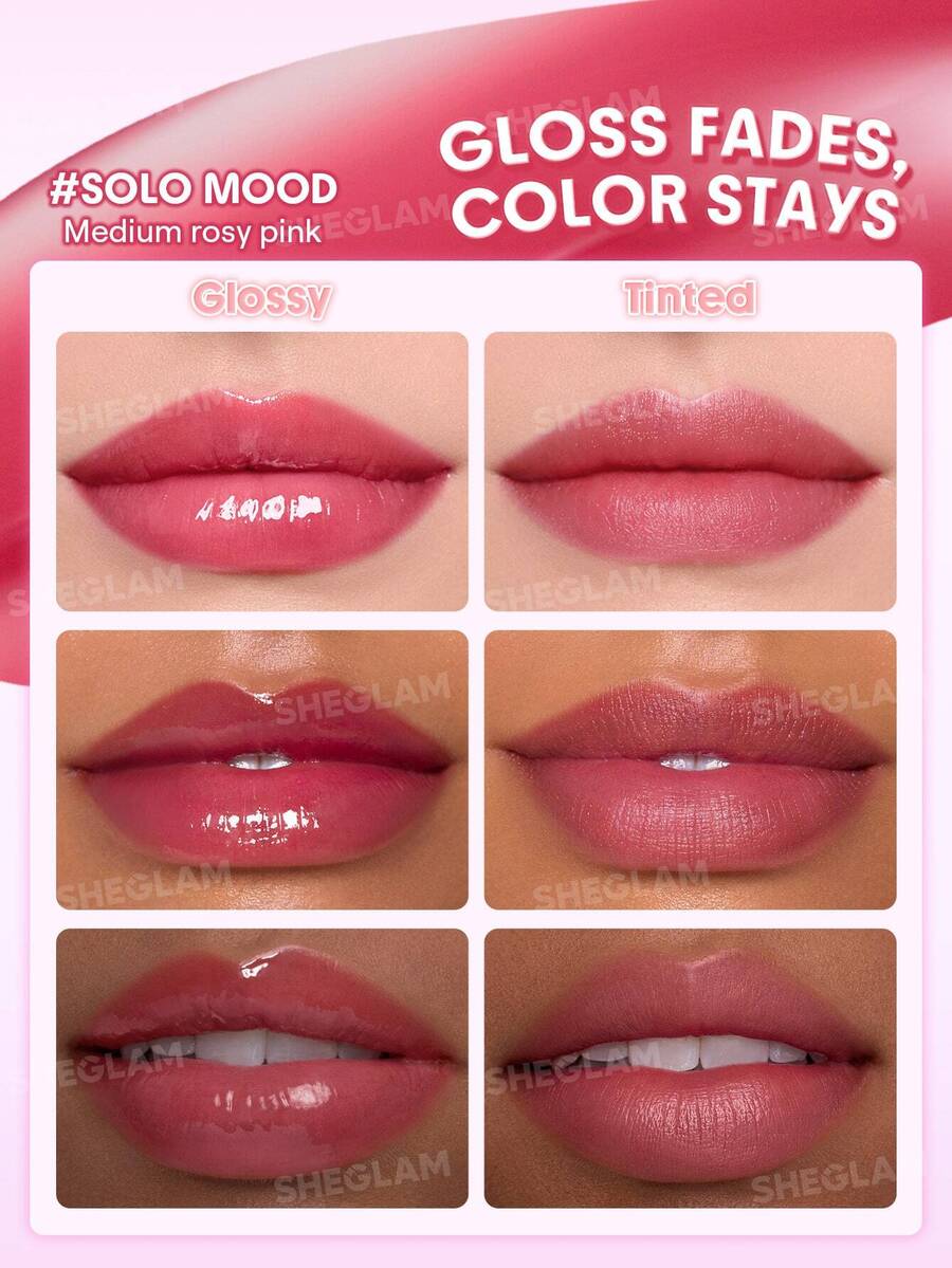 SHEGLAM Glazed & Locked Glossy Lip Tint