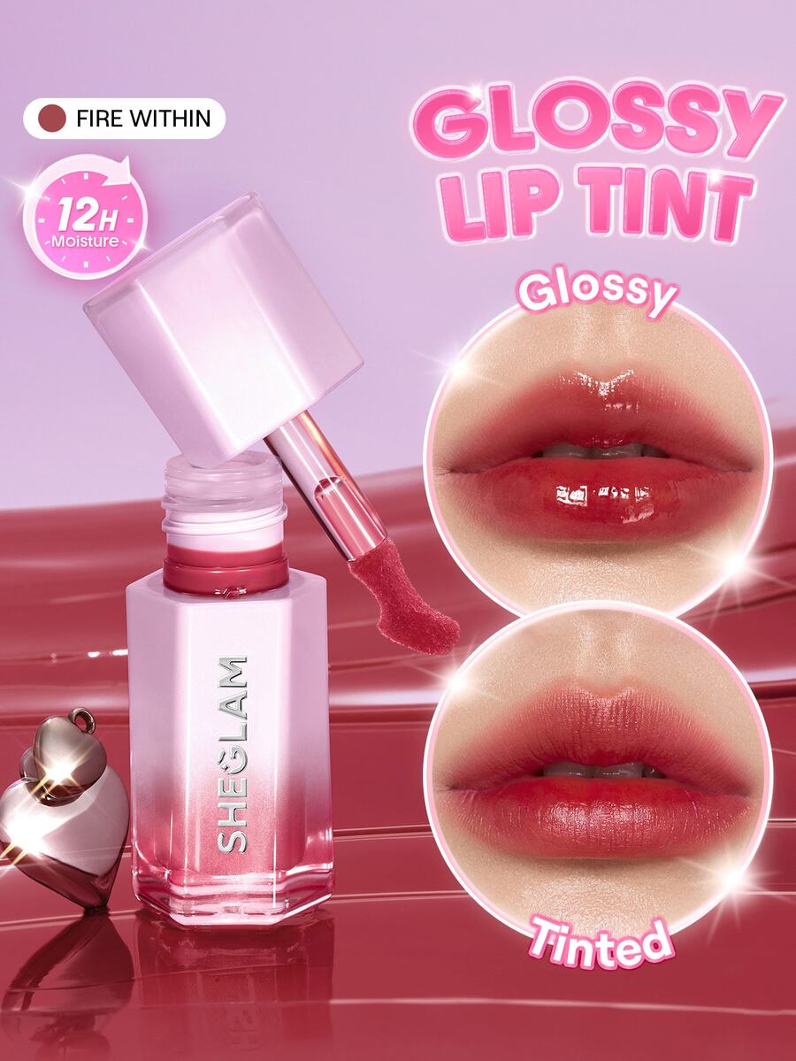 SHEGLAM Glazed & Locked Glossy Lip Tint