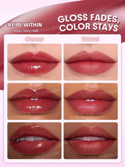SHEGLAM Glazed & Locked Glossy Lip Tint
