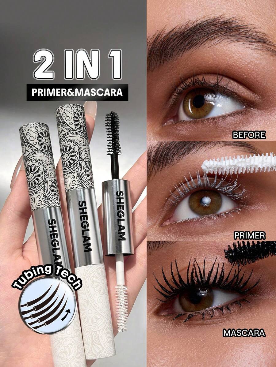 SHEGLAM All-In-One Primer & Tubing Volume Mascara-Tubing Black