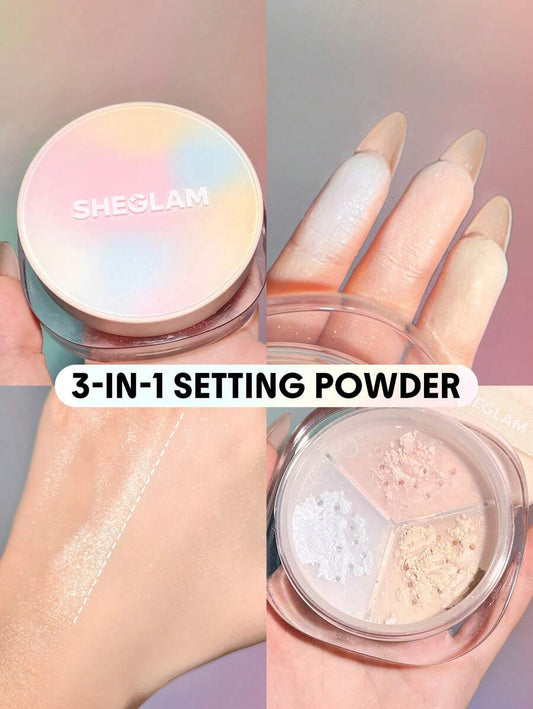 SHEGLAM Radiance Ring 3-In-1 Correcting Setting Powder