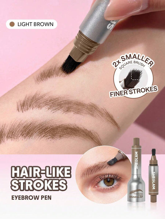 SHEGLAM Brow-Fection Angled Brush & Dip Liquid Eyebrow Gel Pen