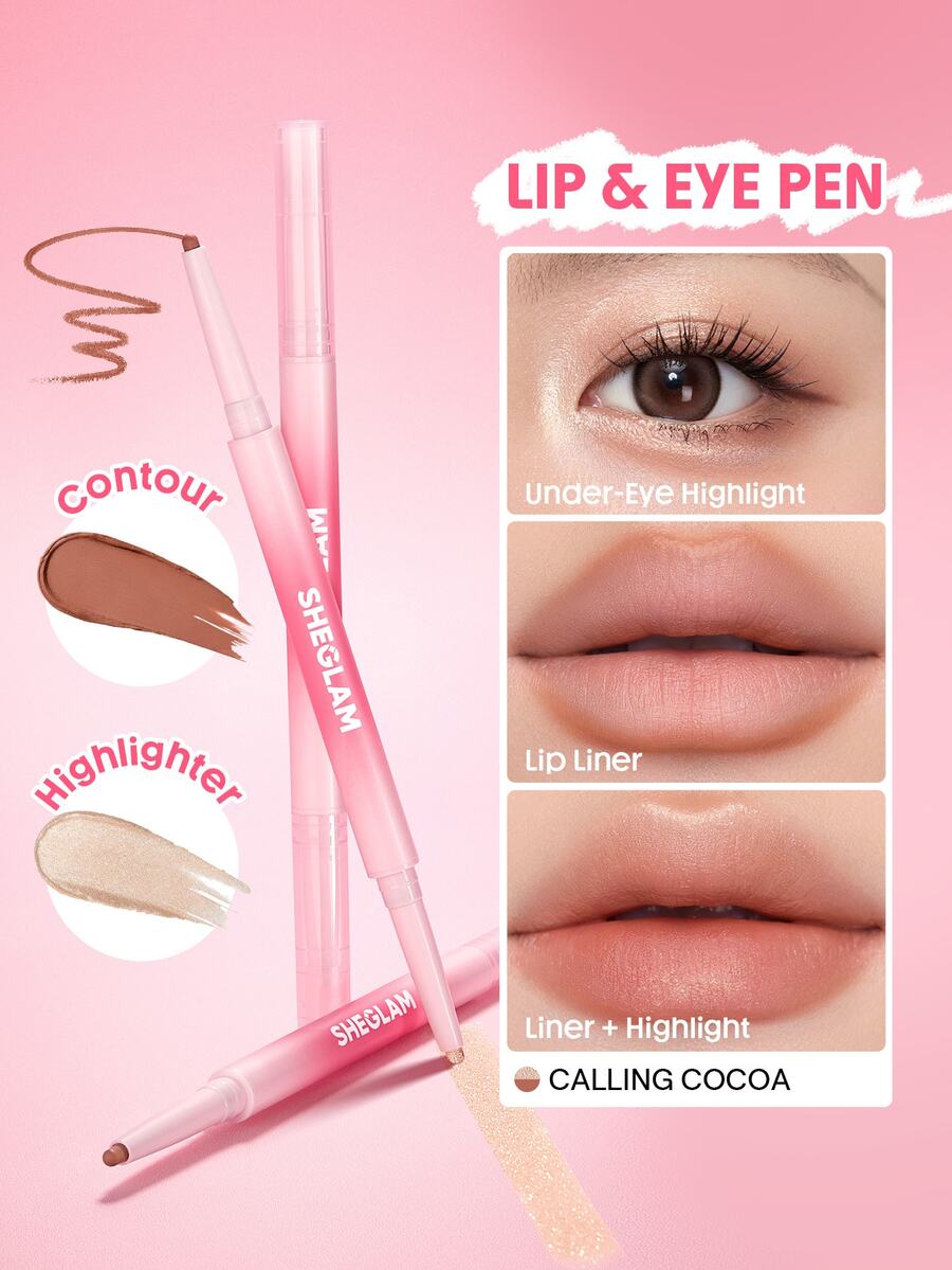 SHEGLAM Silky Glow Lip & Eye Pen