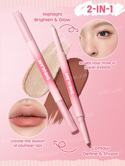 SHEGLAM Silky Glow Lip & Eye Pen