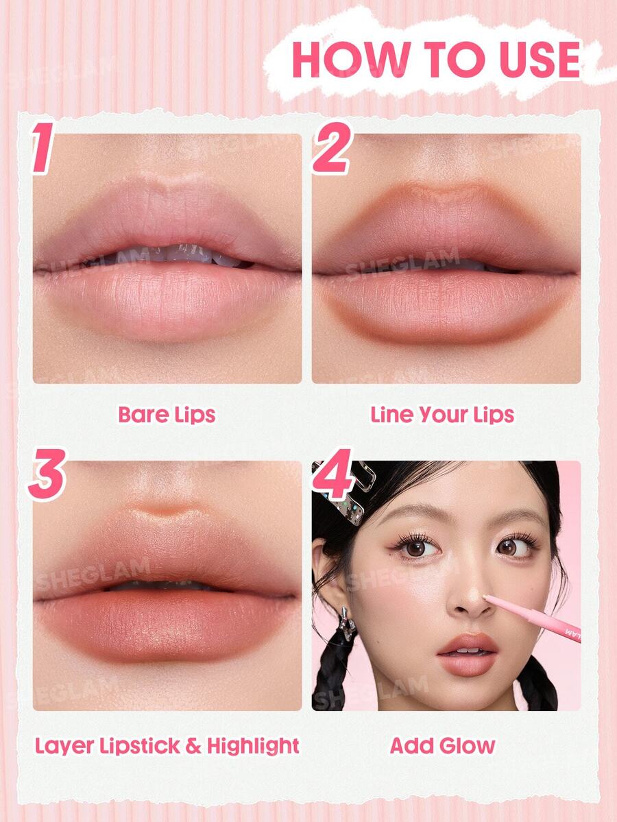 SHEGLAM Silky Glow Lip & Eye Pen