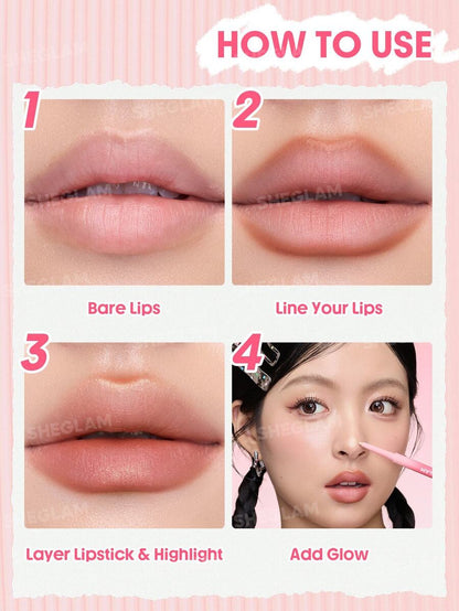 SHEGLAM Silky Glow Lip & Eye Pen