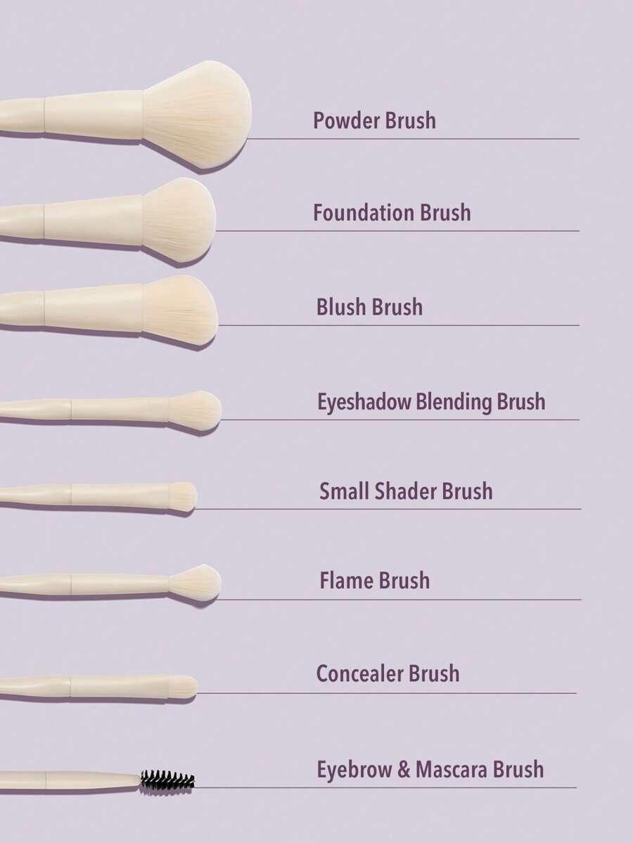 SHEGLAM Pro Core Brush Kit 8 Pcs/Set