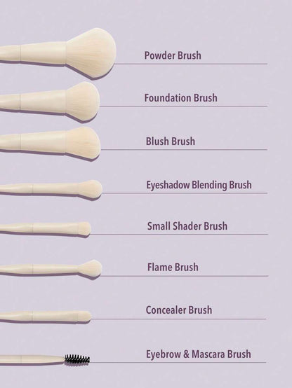 SHEGLAM Pro Core Brush Kit 8 Pcs/Set