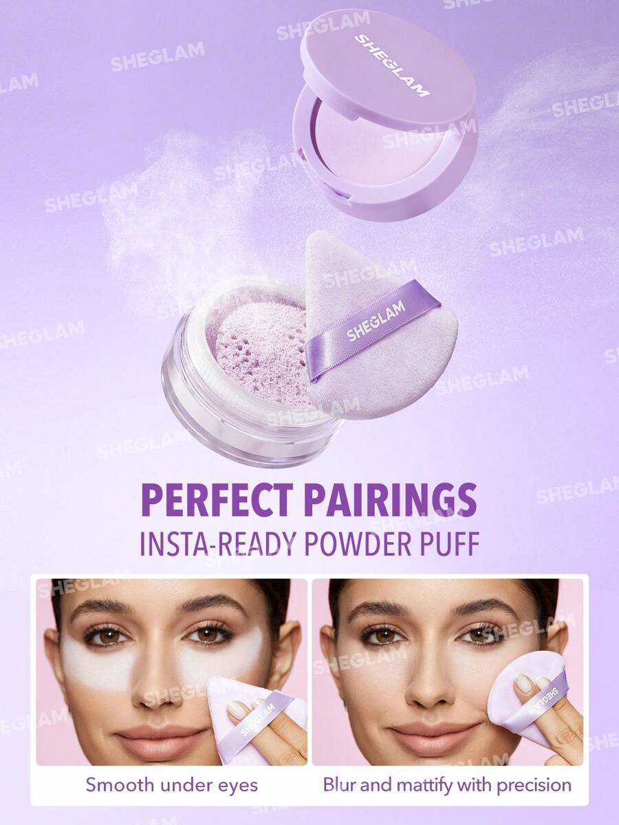 SHEGLAM Insta-Ready Powder Puff Set (3 Pcs)