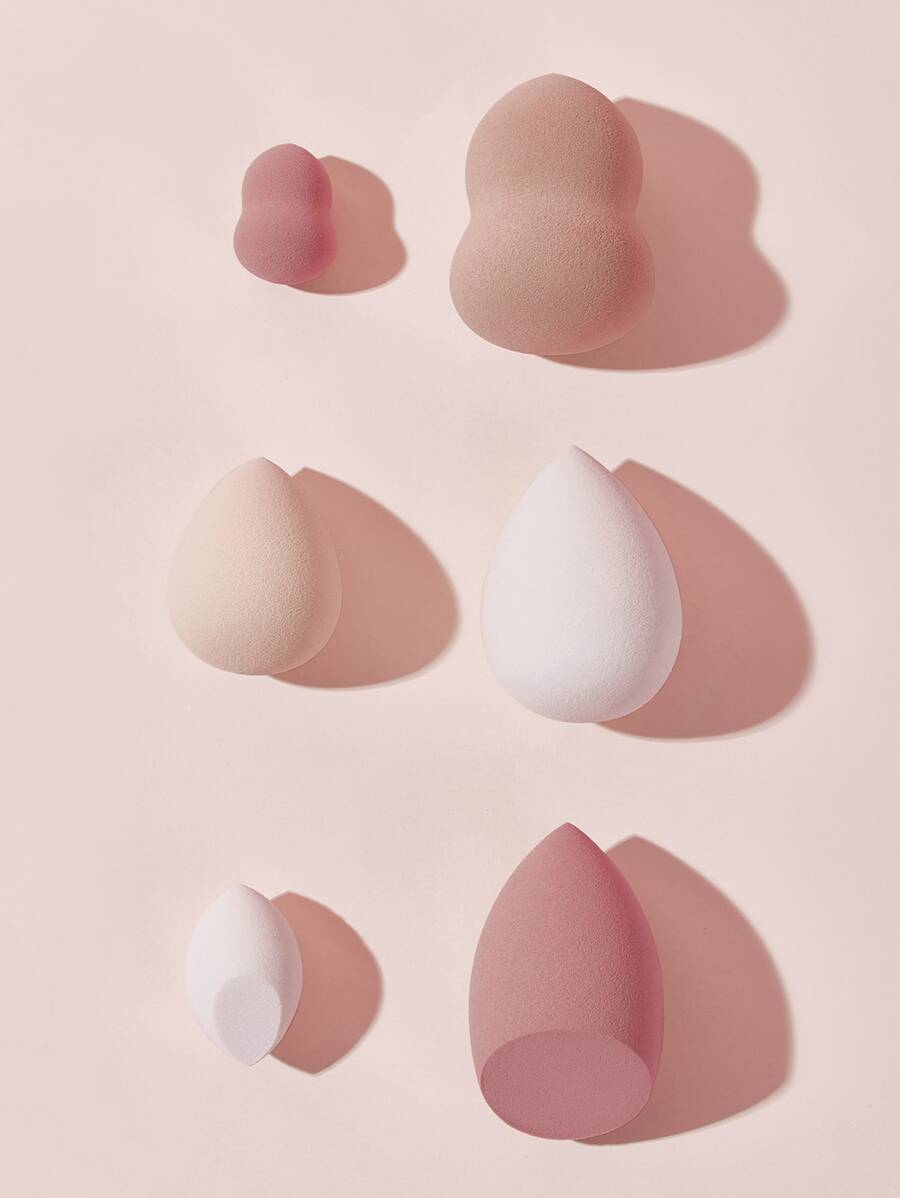 SHEGLAM 6-Sponge Pack Different Shape Makeup Sponges
