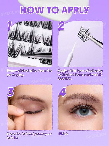 SHEGLAM Longwear Invisible Hold Lash Glue-Clear