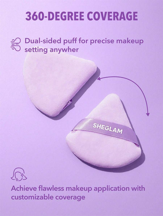 SHEGLAM Insta-Ready Powder Puff Set (3 Pcs)