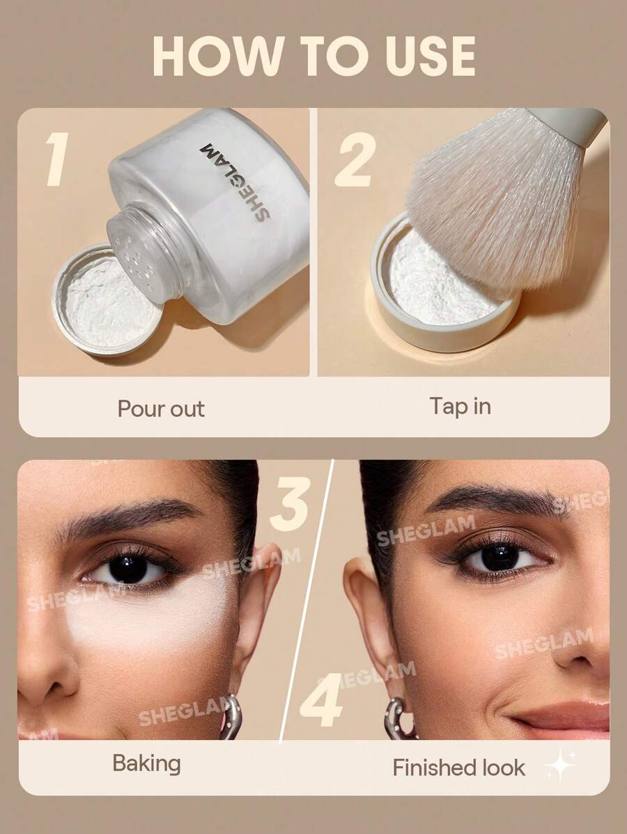 SHEGLAM Blur In A Bottle Loose Setting Powder