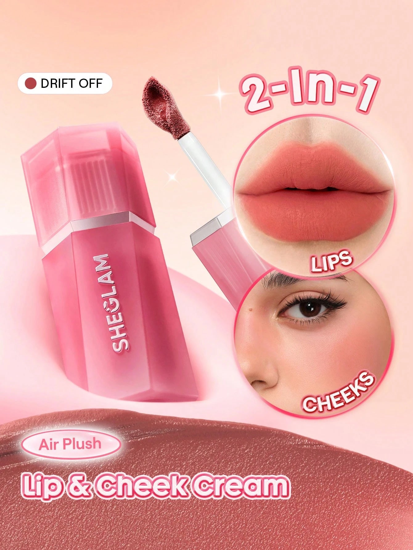 SHEGLAM Air Plush Lip & Cheek Cream