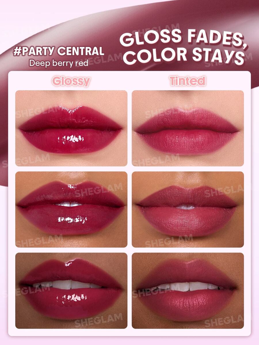 SHEGLAM Glazed & Locked Glossy Lip Tint