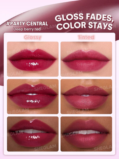 SHEGLAM Glazed & Locked Glossy Lip Tint