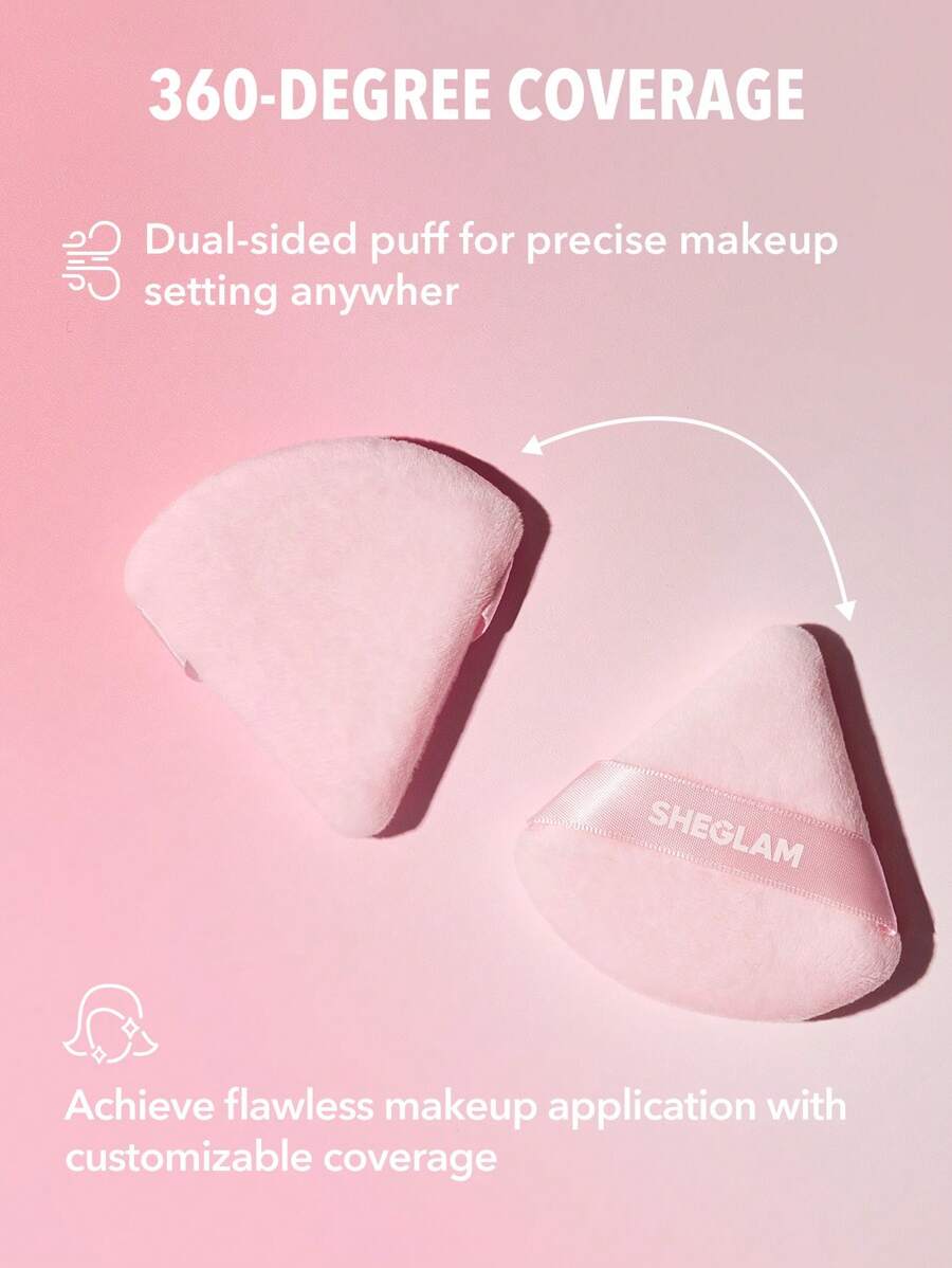 SHEGLAM Insta-Ready Powder Puff Set (3 Pcs)