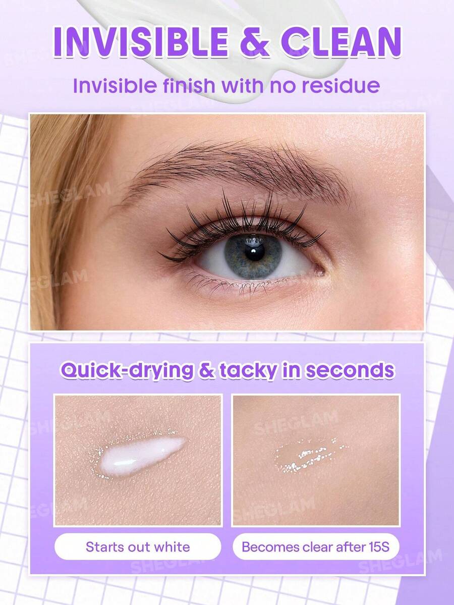 SHEGLAM Longwear Invisible Hold Lash Glue-Clear