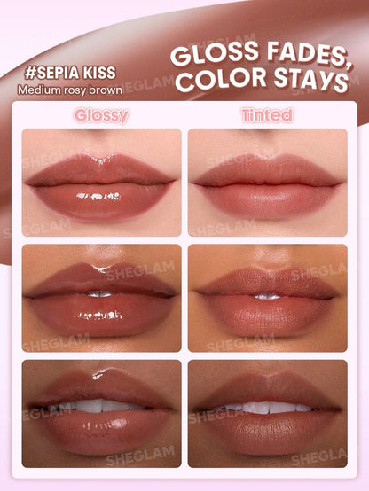SHEGLAM Glazed & Locked Glossy Lip Tint