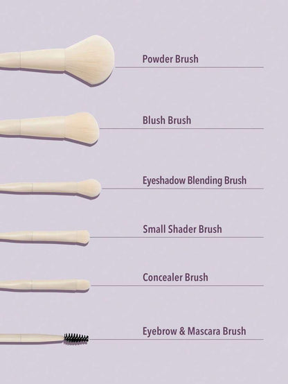 SHEGLAM Pro Core Brush Kit 6 Pcs/Set