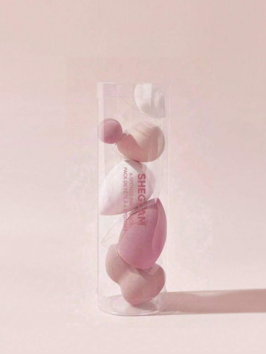 SHEGLAM 6-Sponge Pack Different Shape Makeup Sponges