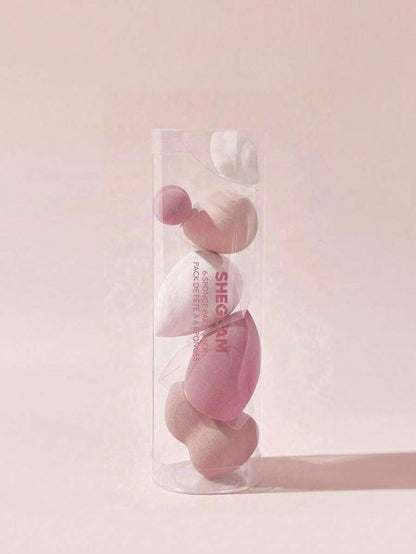 SHEGLAM 6-Sponge Pack Different Shape Makeup Sponges