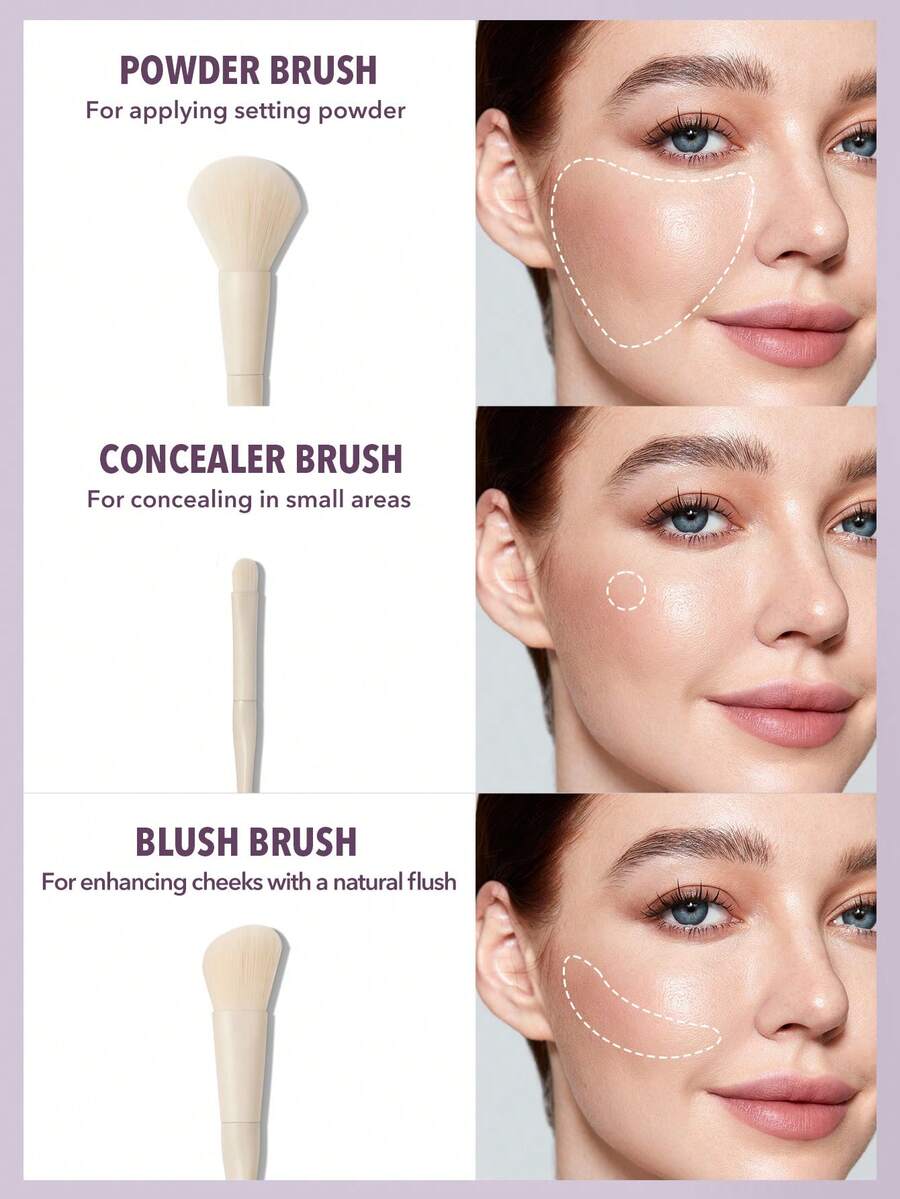 SHEGLAM Pro Core Brush Kit 6 Pcs/Set