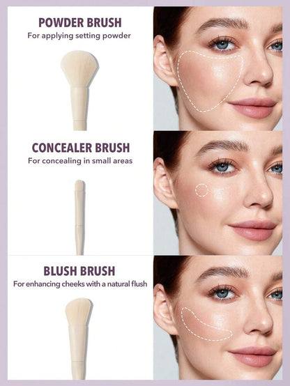 SHEGLAM Pro Core Brush Kit 6 Pcs/Set