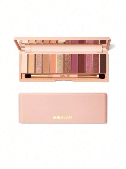 SHEGLAM Burgundy Palette 12-Color Matte Eyeshadow Palette