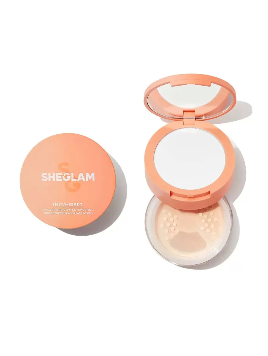 SHEGLAM Insta-Ready Face & Under Eye Setting Powder Duo
