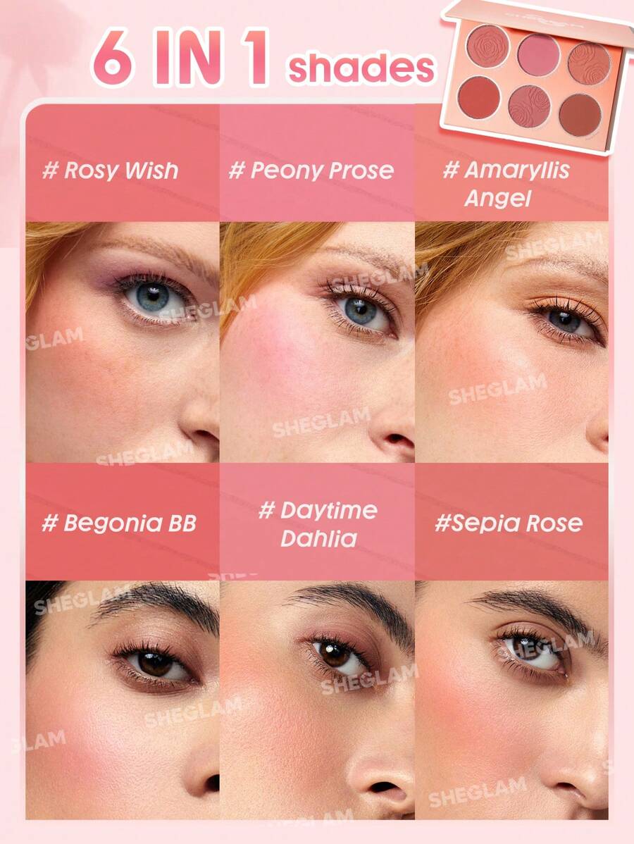SHEGLAM Floral Flush Blush Palette