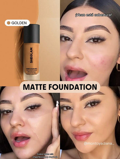 SHEGLAM Complexion Pro Long Lasting Breathable Matte Foundation