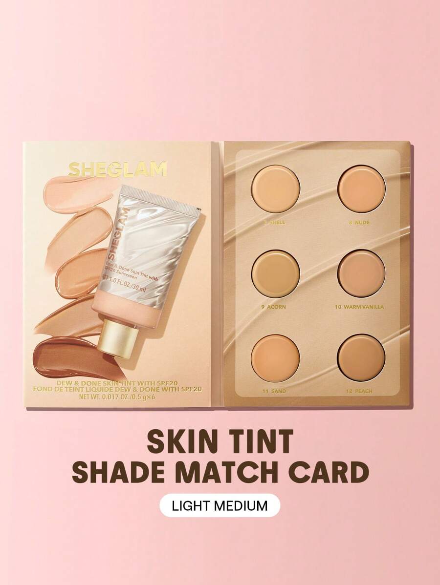 SHEGLAM Dew & Done Skin Tint With Spf20 Sample
