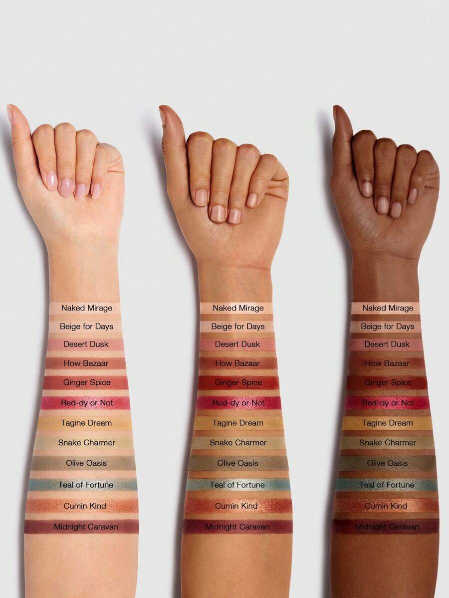 SHEGLAM Marrakesh Obsessed Palette 12-Clolor Shimmer Metallic Matte Eyeshadow Palette