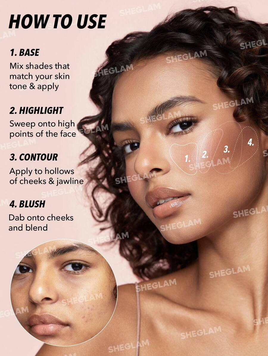 SHEGLAM All About That Face Multifunctional Face Palette
