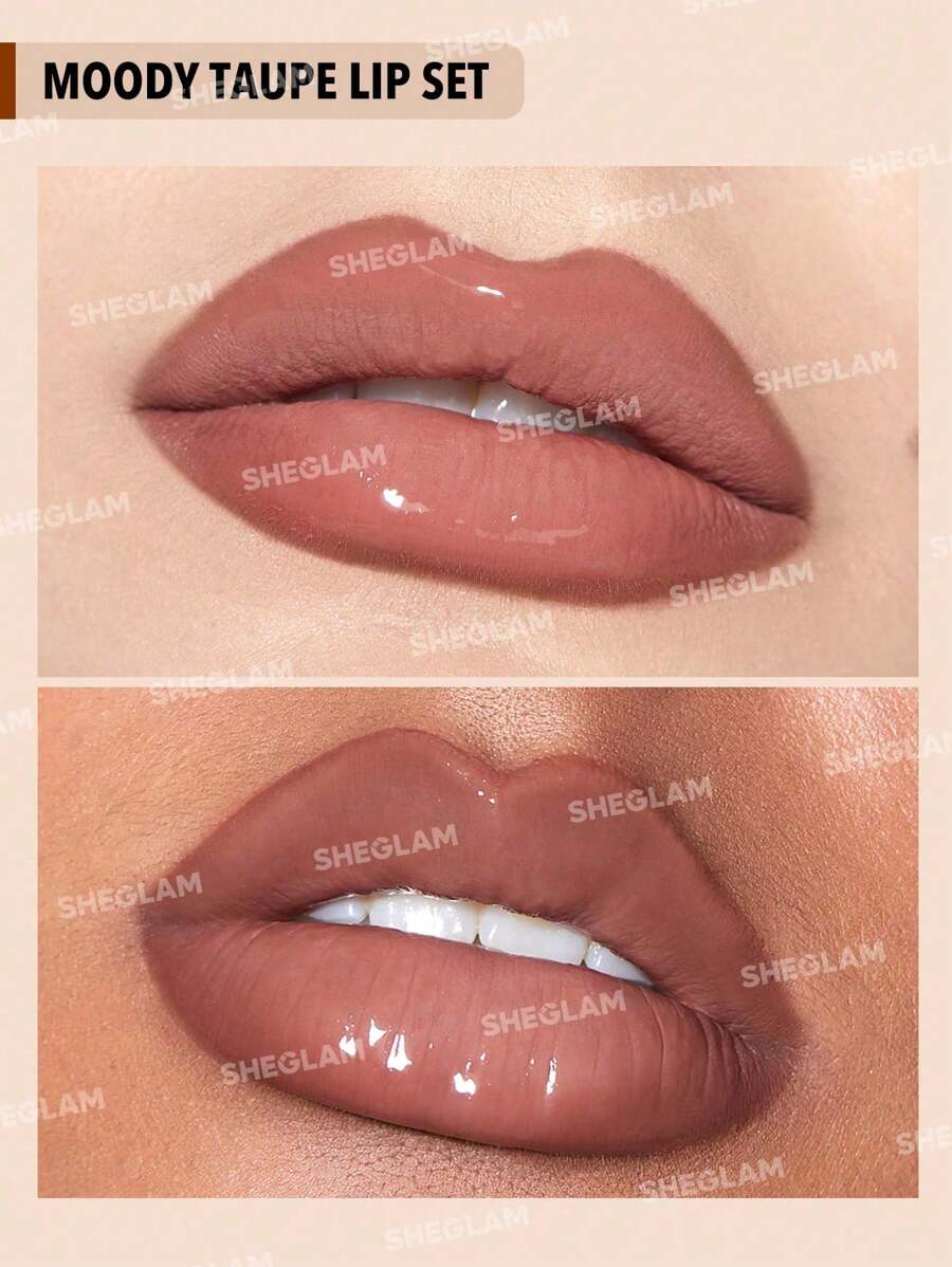 SHEGLAM Soft 90'S Glam Lip Liner And Lip Duo Set