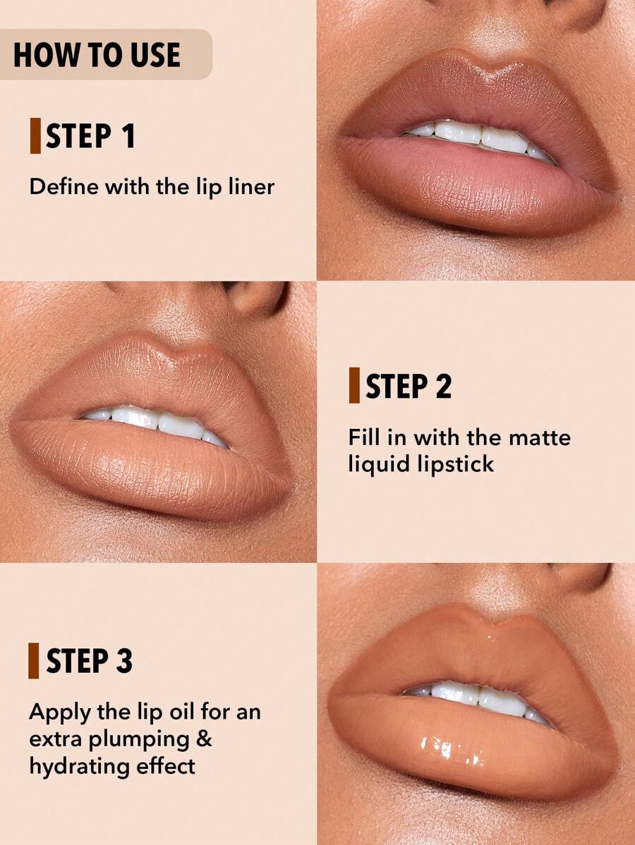 SHEGLAM Soft 90'S Glam Lip Liner And Lip Duo Set