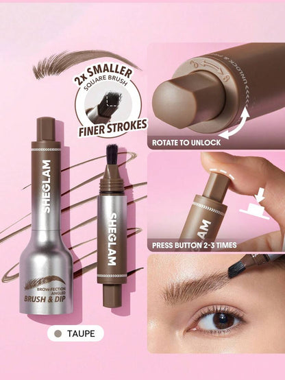 SHEGLAM Brow-Fection Angled Brush & Dip Liquid Eyebrow Gel Pen
