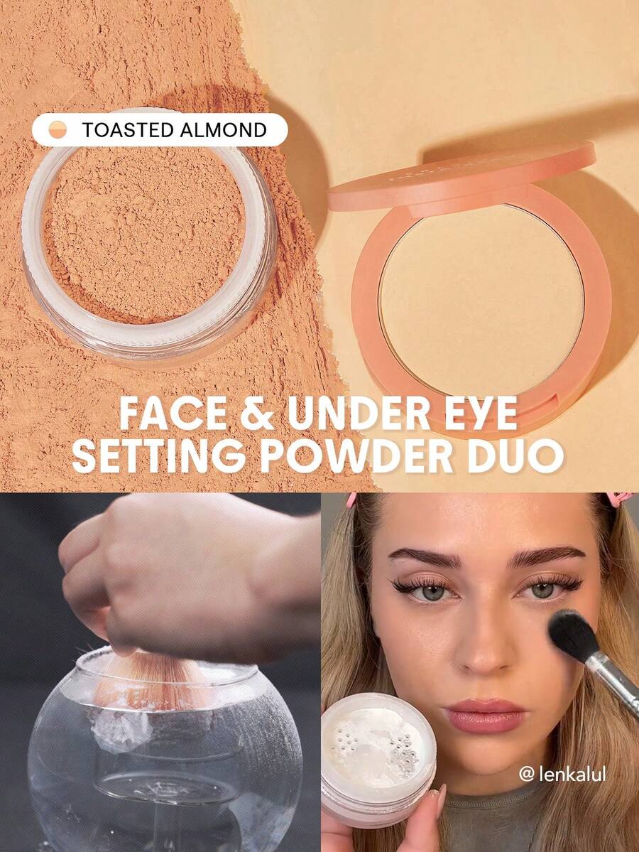 SHEGLAM Insta-Ready Face & Under Eye Setting Powder Duo