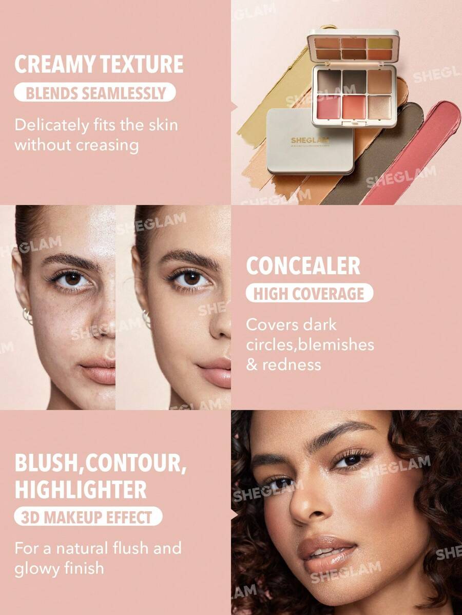 SHEGLAM All About That Face Multifunctional Face Palette